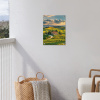Toscane - Landschap - Wijngaarden tuinposter los doek klein -sfeer8