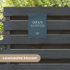 Opa's Schuur met Hart tuinposter los doek klein -sfeer3