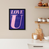 Love - Blauw - Valentijn KitchenYeah - Keuken - Fotolijst klein -sfeer1