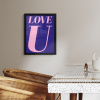 Love - Blauw - Valentijn KitchenYeah - Keuken - Fotolijst klein -sfeer3