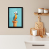 Macaw-papegaai - Koksmuts - Grappig - Vogel KitchenYeah - Keuken - Fotolijst klein -sfeer1