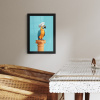 Macaw-papegaai - Koksmuts - Grappig - Vogel KitchenYeah - Keuken - Fotolijst klein -sfeer3