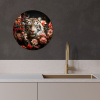 Florale Staring KitchenYeah - Keuken - Wandcirkel Forex klein -sfeer1