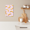 Gele Curve op Roze KitchenYeah - Keuken - Canvas klein -sfeer1