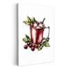 Drank - Winter - Cocktail - Rood KitchenYeah - Keuken - Canvas klein -3d