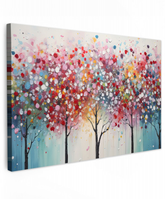 Canvas kunst bomen