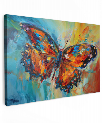 canvas vlinder