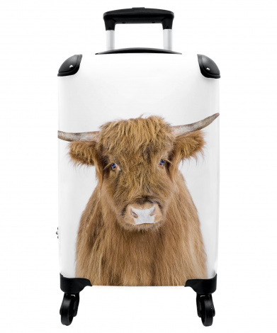 Koffer - Schotse hooglander - Dieren - Bruin - Natuur