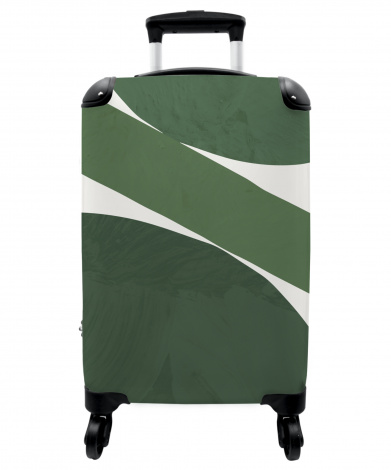 Koffer - Abstract - Groen - Vormen - Wit