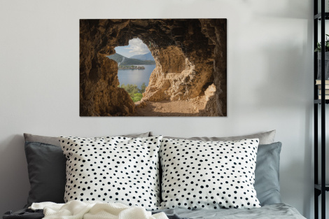 Leinwand - Wasser - Höhle - Natur - Landschaft-3