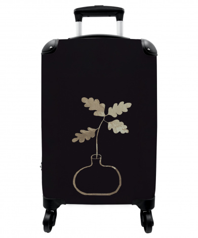 Koffer - Kunst - Zwart - Goud - Design - Vaas