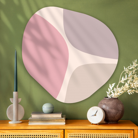 Organisches wandbild - Gestaltung - Pastell - Minimalismus-thumbnail-3