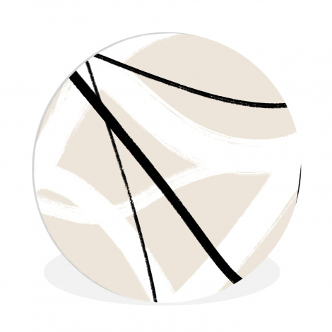 Muurcirkel - Lijn - Abstract - Minimalisme - Pastel-thumbnail-1
