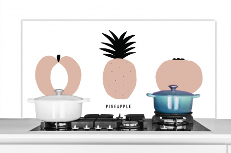 Spritzschutz Küche - Obst - Pastell - Design