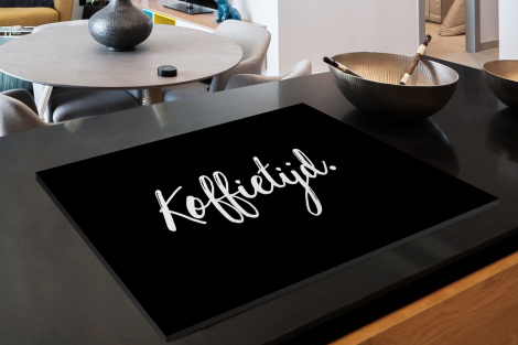 Inductiebeschermer - Quotes - Spreuken - Koffietijd - Koffie-2