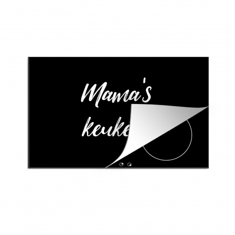 Inductiebeschermer - Mama's keuken - Quotes - Spreuken - Moeder - Koken-1