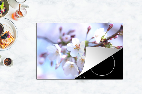 Herdabdeckplatte - Blumen - Sakura - Zweig - Blütendolden-thumbnail-4