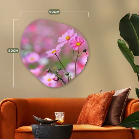 Organisches wandbild - Blumen - Draußen - Rosa-thumbnail-6