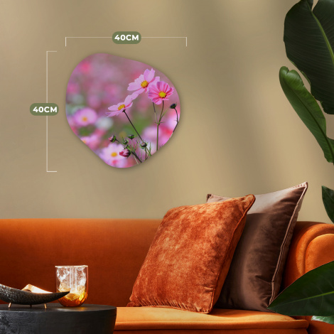 Organisches wandbild - Blumen - Draußen - Rosa-thumbnail-4