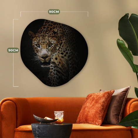 Organisches wandbild - Leopard - Wilde Tiere - Licht-6