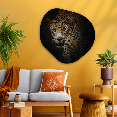 Organisches wandbild - Leopard - Wilde Tiere - Licht-thumbnail-2