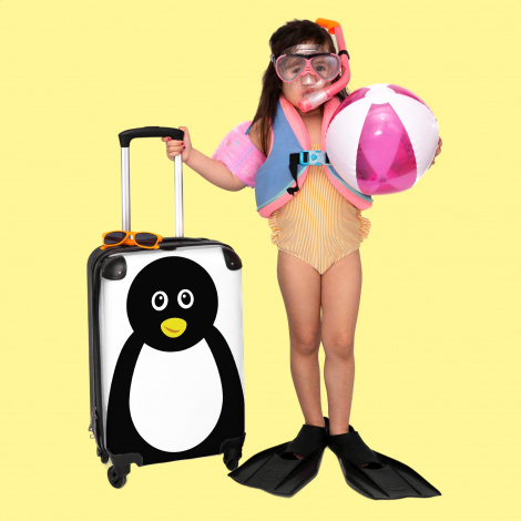 Koffer - Dierenportret - Pinguïn - kinderen-3