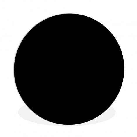 Muurcirkel - Zwart - Interieur - Effen - Zwarte - Donker