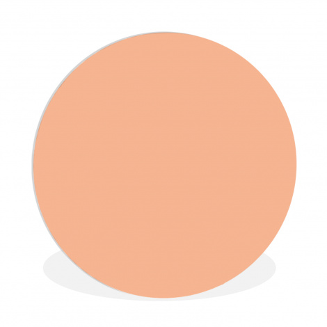 Runde Bilder - Aprikose - Rosa - Pastell - Einfarbig - Orange-1