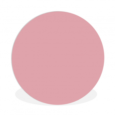 Muurcirkel - Roze - Kleuren - Interieur - Effen - Kleur-1