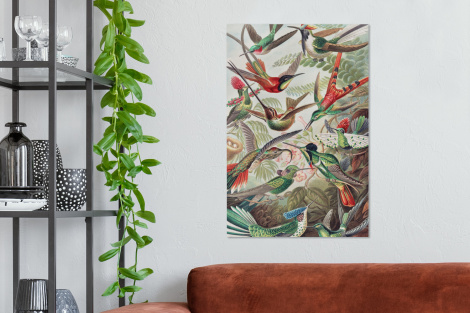 Canvas - Kolibrie - Vintage - Ernst Haeckel - Vogels-2