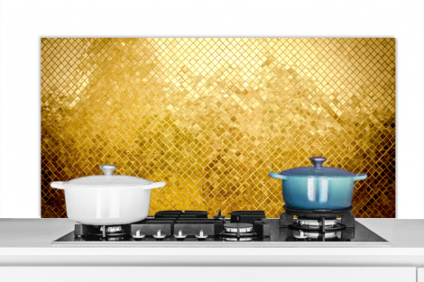 Spritzschutz Küche - Goldener Glitzer-Hintergrund-1