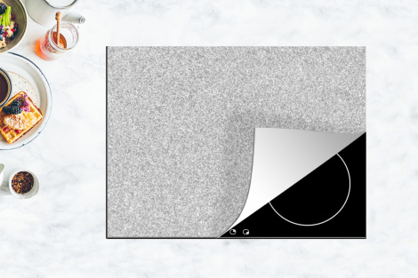 Herdabdeckplatte - Granit - Struktur - Grau - Design-4
