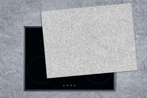Herdabdeckplatte - Granit - Struktur - Grau - Design