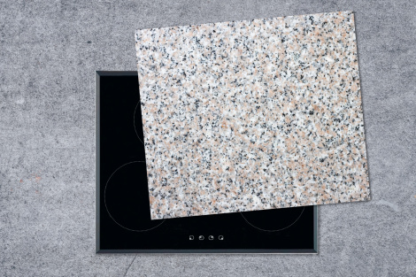 Herdabdeckplatte - Granit - Strukturen - Design - Stein-thumbnail-1