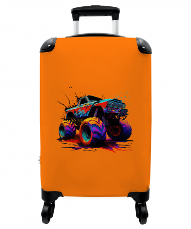 Koffer - Monstertruck - Neon - Verf - Oranje