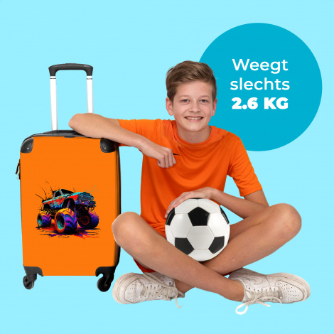 Koffer - Monstertruck - Neon - Verf - Oranje-4