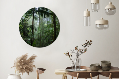 Behangcirkel - Regenwoud - Tropisch - Jungle - Bomen - Planten-thumbnail-3