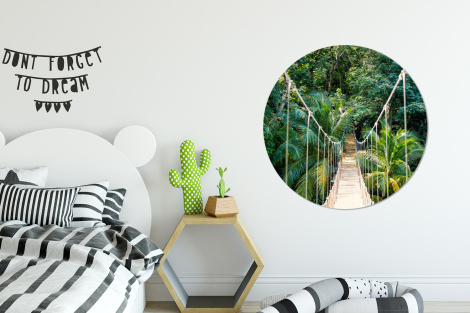 Behangcirkel - Jungle - Palmboom - Brug - Natuur - Planten-thumbnail-2