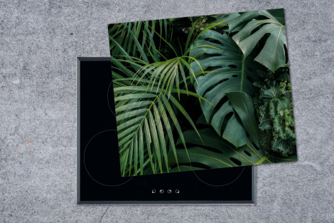 Herdabdeckplatte - Pflanzen - Dschungel - Blätter - Tropisch-thumbnail-1