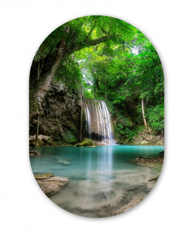 Wandoval - Erawan Wasserfall im Dschungel Thailand Foto-thumbnail-1