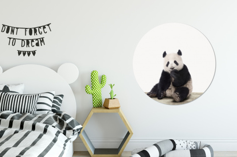 Behangcirkel - Panda - Dieren - Kinderen - Jongens - Meisjes - Pandabeer-thumbnail-2