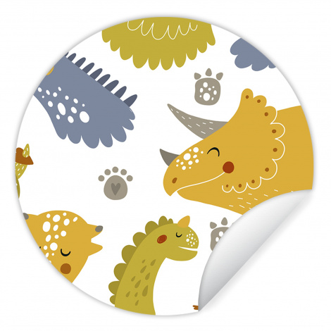 Behangcirkel - Dinosaurus - Patronen - Jongens - Dino - Kinderen-1