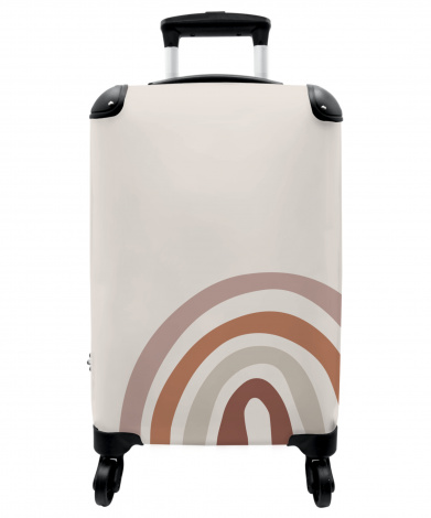 Koffer - Regenboog - Terracotta - Design - Minimalisme - Kinderen