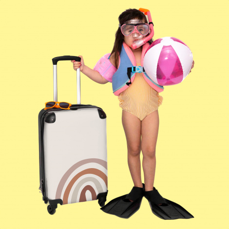 Koffer - Regenboog - Terracotta - Design - Minimalisme - Kinderen-3