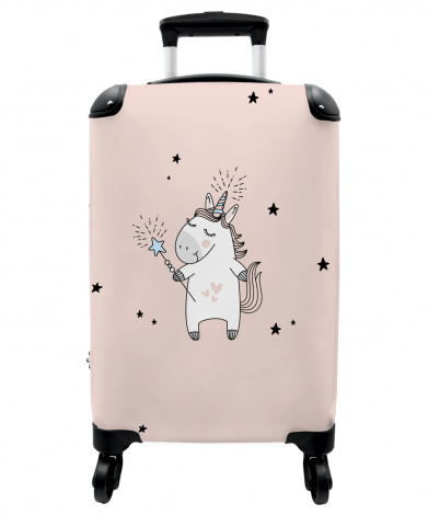 Koffer - Eenhoorn - Sterren - Roze - Meisjes - Design