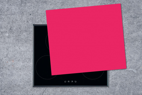 Herdabdeckplatte - Karminrot - Farben - Palette - Rosa - Einfarbig-1
