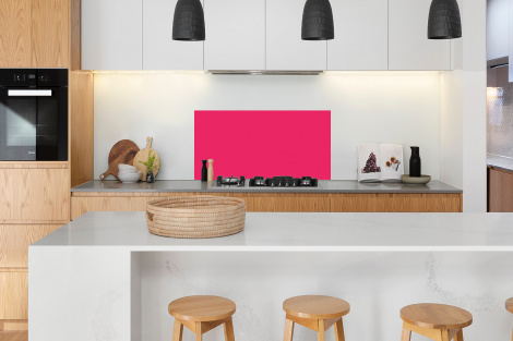 Spritzschutz Küche - Karminrot - Farben - Palette - Rosa - Einfarbig-thumbnail-3