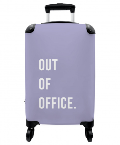 Koffer - Quotes - Out of office - Paars