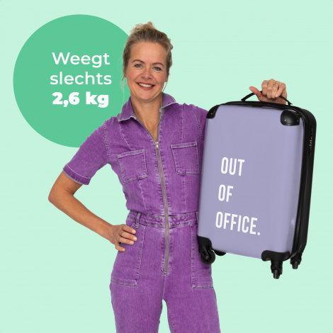 Koffer - Quotes - Out of office - Paars-4