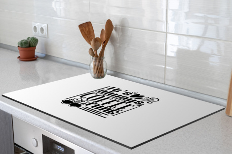 Inductiebeschermer - Spreuken - It's always coffee time - Quotes-3